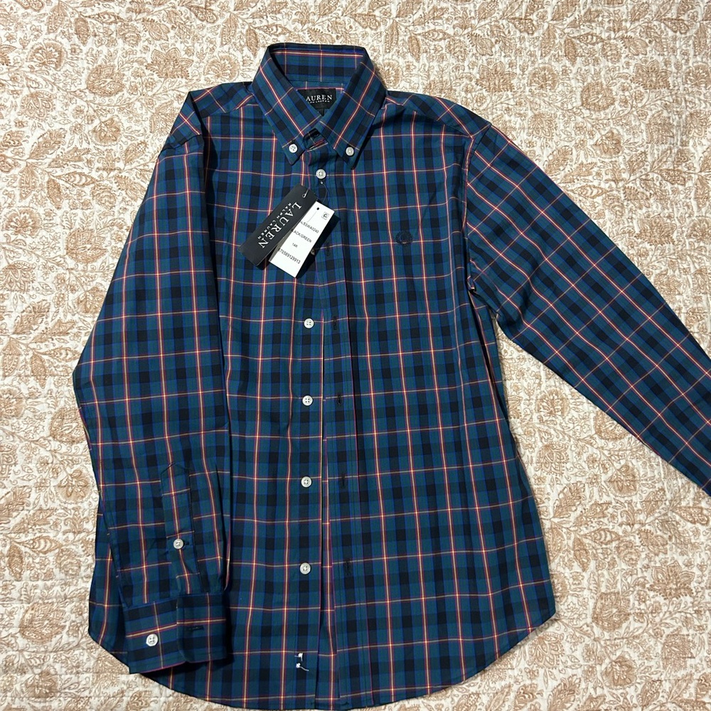 Ralph Lauren Youth Oxford Button Up Dress Shirt